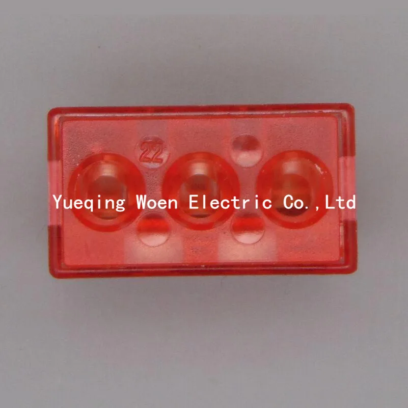 Transparent red ES-173 41A wire connector building wire connector terminal copper wire 2.5~6mm wire
Transparent red ES-173 41A wire connector building wire connector terminal copper wire 2.5~6mm wire