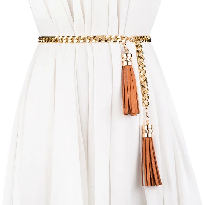 Belts for Women metal Chain Stretchy Strap Elegant Waist Belt Metal Designer thin Belts ceinture femme
Belts for Women metal Chain Stretchy Strap Elegant Waist Belt Metal Designer thin Belts ceinture femme