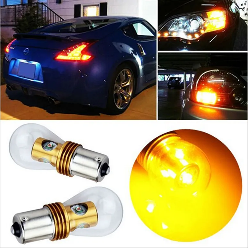 2 шт. Bau15s 150 градусов офсет 581 7507 PY21W чип Cree 20 Вт указатели поворота задние