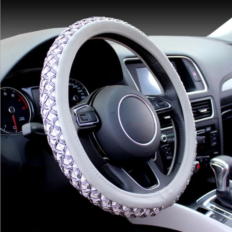 4 Colors New Ice silk Universal Car Steering Wheel Cover Diameter 38cm Automotive Sup
4 Colors New Ice silk Universal Car Steering Wheel Cover Diameter 38cm Automotive Sup