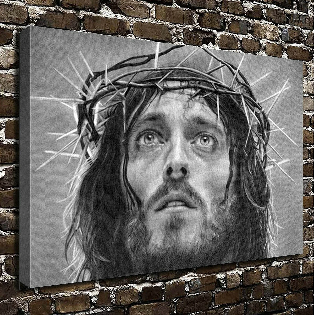 Christmas Gift Wall Art Painting Jesus Prints On Canvas Painting For Home Modern Decor Print Thanksgiving Black and White Ash
Christmas Gift Wall Art Painting Jesus Prints On Canvas Painting For Home Modern Decor Print Thanksgiving Black and White Ash