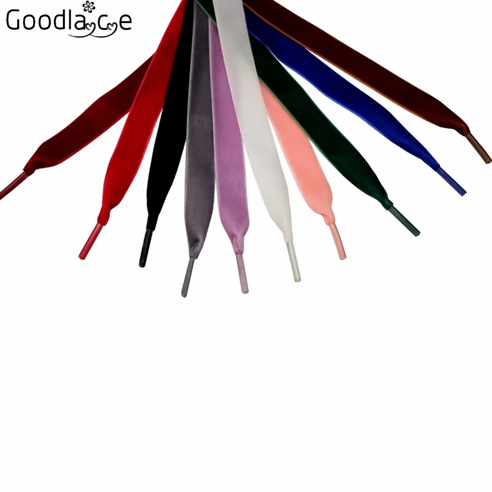 100Pairs of 1.6 cm Wide of Flat Shoelaces Ribbon Shoe Laces Velvet Laces 120cm / 47Inch or 140cm/55Inch
100Pairs of 1.6 cm Wide of Flat Shoelaces Ribbon Shoe Laces Velvet Laces 120cm / 47Inch or 140cm/55Inch