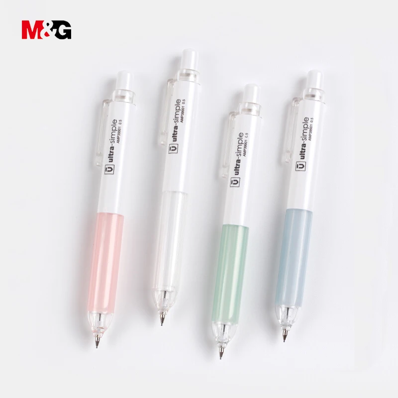 Фото M & G творческий 4 цвета простые механический карандаш 0 5 мм для написания