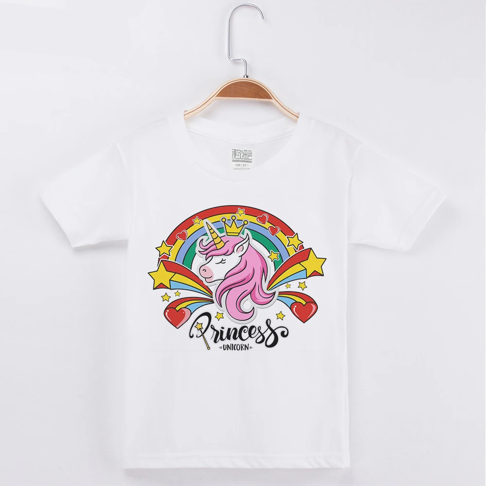 Hot Sale Boy T Shirts For Children Girls Tshirt Cotton O-Neck White Tshirts Kids Rainbow Unicorn Printed Half Sleeve Tops Tees
Hot Sale Boy T Shirts For Children Girls Tshirt Cotton O-Neck White Tshirts Kids Rainbow Unicorn Printed Half Sleeve Tops Tees