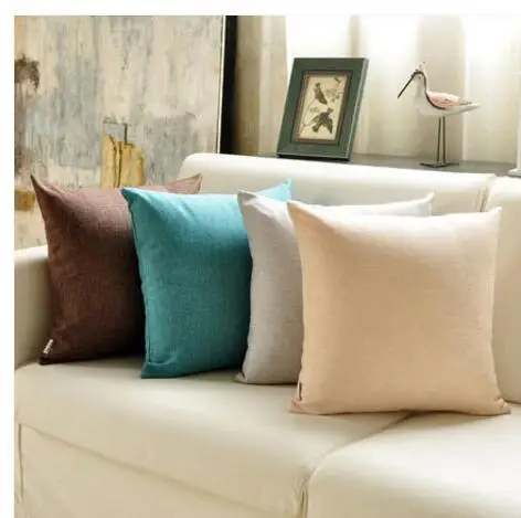 45/50/60cm Simple thick linen large pillowcase cushion cover sofa back office solid color waist pillow cover
45/50/60cm Simple thick linen large pillowcase cushion cover sofa back office solid color waist pillow cover