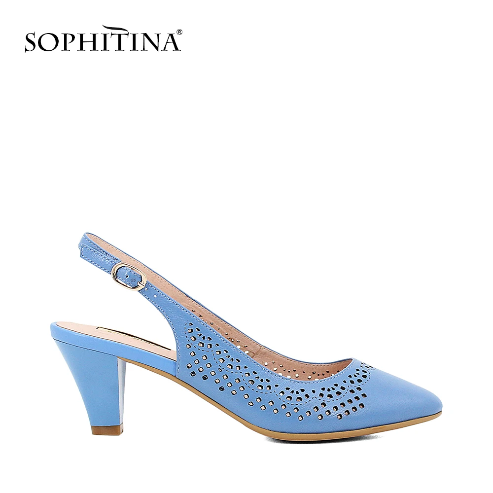 SOPHITINA Handmade Sheepskin Sandals Women High Quality Sexy Back Strap Shoes Solid Elegant Office Lady Party Autumn Shoes S010
SOPHITINA Handmade Sheepskin Sandals Women High Quality Sexy Back Strap Shoes Solid Elegant Office Lady Party Autumn Shoes S010