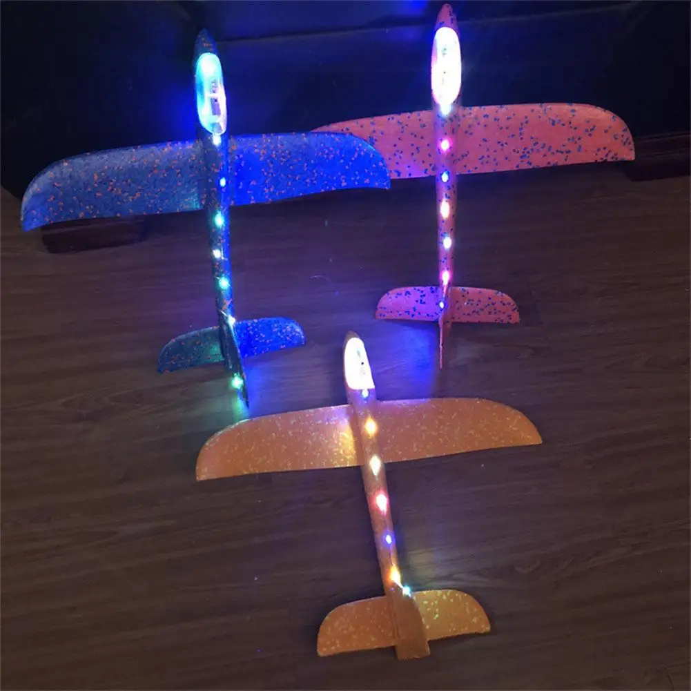 RCtown Children LED Airplane Hand Launch Throwing Glider Aircraft Inertial Airplane Toy Plane Model Random Color zk15
RCtown Children LED Airplane Hand Launch Throwing Glider Aircraft Inertial Airplane Toy Plane Model Random Color zk15