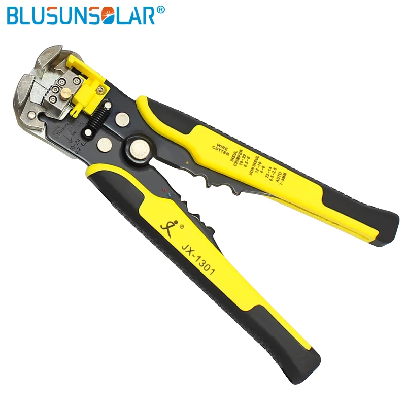 Cable Wire Stripper Cutter Crimper Self-Adjusting Terminal Crimping Stripping Plier Tools for AWG24-10(0.2-6.0MM2)
Cable Wire Stripper Cutter Crimper Self-Adjusting Terminal Crimping Stripping Plier Tools for AWG24-10(0.2-6.0MM2)