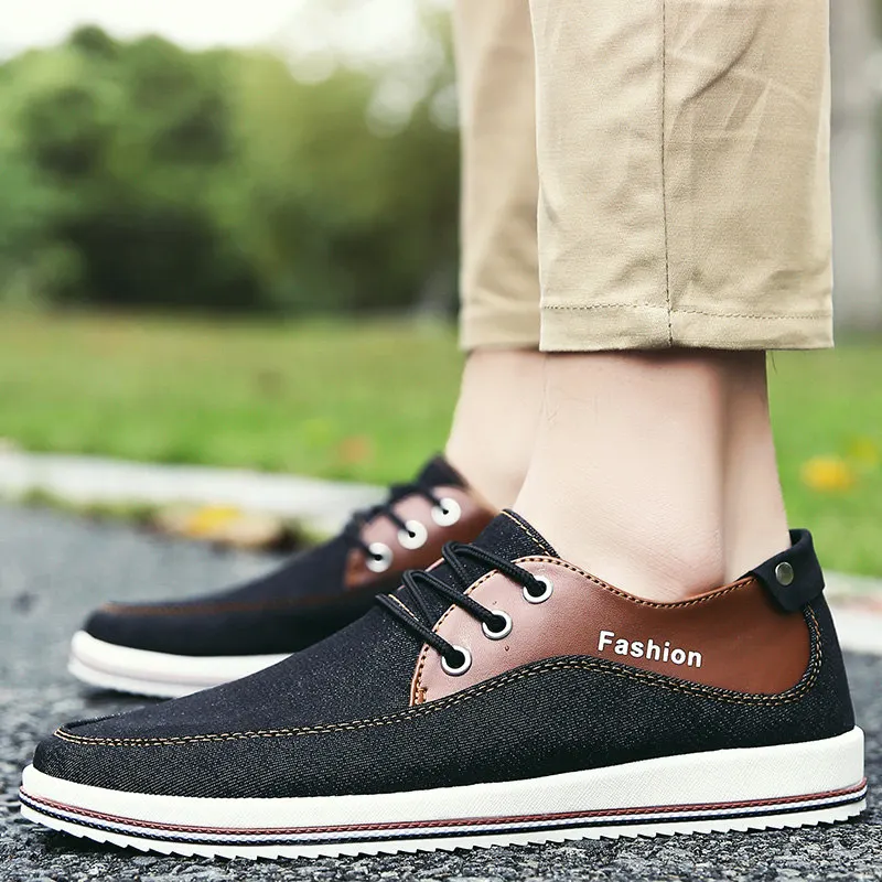 AKZ Spring Summer loafers Men's casual shoes Canvas shoes for men Denim soft Comfortable Breathable Walking Shoes Male Shoes
AKZ Spring Summer loafers Men's casual shoes Canvas shoes for men Denim soft Comfortable Breathable Walking Shoes Male Shoes