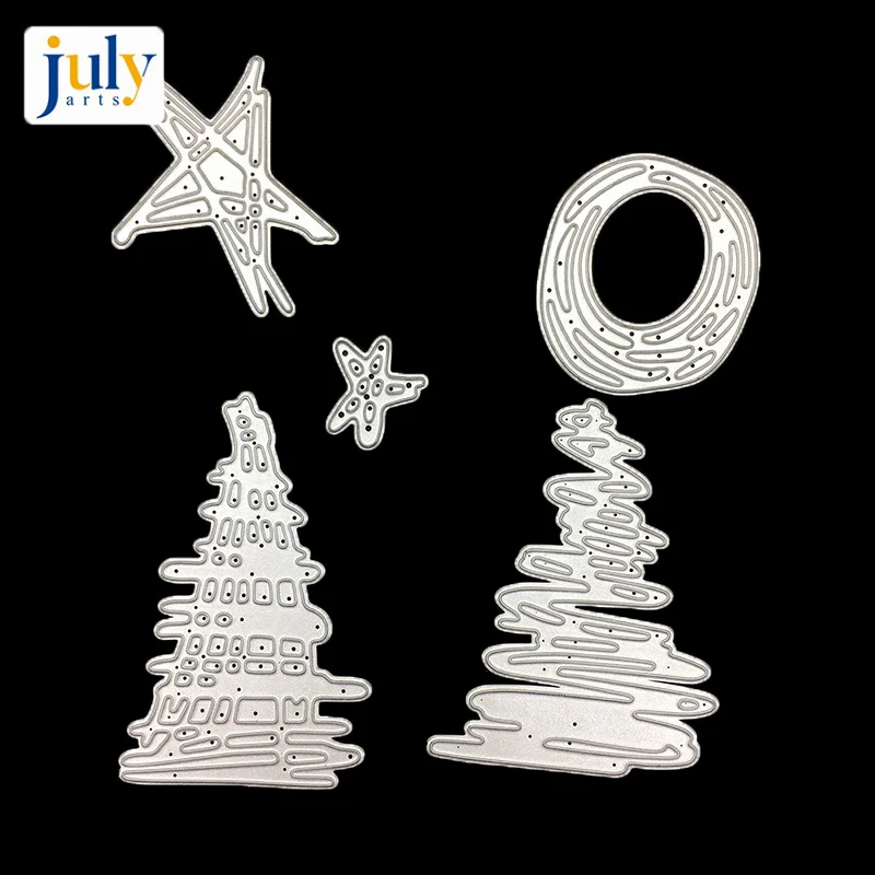 Julyarts Christmas Tree Cutting Dies Stencil Curtain Craft Dies for Scrapbooking Handmake Gift Decorative Craft Dies and Stamps
Julyarts Christmas Tree Cutting Dies Stencil Curtain Craft Dies for Scrapbooking Handmake Gift Decorative Craft Dies and Stamps