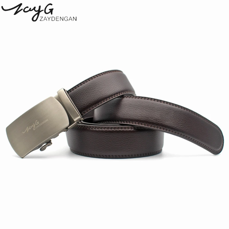 ZAYG Men's High Quality Genuine Leather Belts For Men Simple Automatic Buckle Belts Brown Belt Pure Color Men's Businessstyle
ZAYG Men's High Quality Genuine Leather Belts For Men Simple Automatic Buckle Belts Brown Belt Pure Color Men's Businessstyle