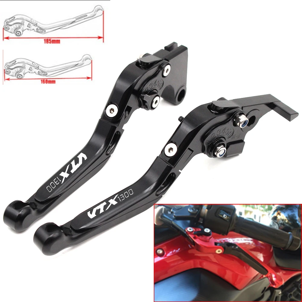 Регулируемые складные рычаги тормозной муфты для Honda VTX1300 2003 2004 2006 2007 2008 с логотипом (VTX1300)
Регулируемые складные рычаги тормозной муфты для Honda VTX1300 2003 2004 2006 2007 2008 с логотипом (VTX1300)