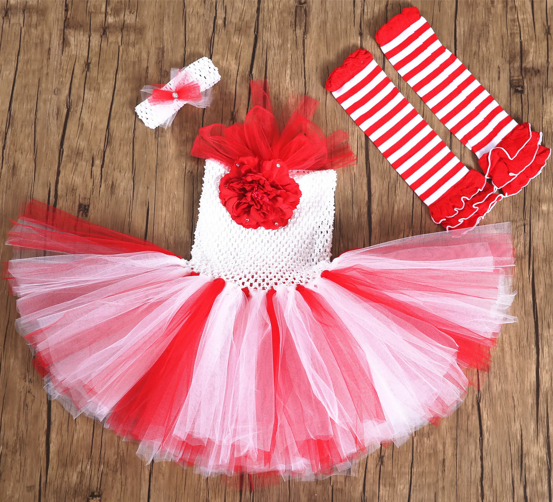 Christmas Elf Sets Girls Europe And America Tutu Dress Stockings For Baby Children Festival Party Princess Dress Cosplay Costume
Christmas Elf Sets Girls Europe And America Tutu Dress Stockings For Baby Children Festival Party Princess Dress Cosplay Costume