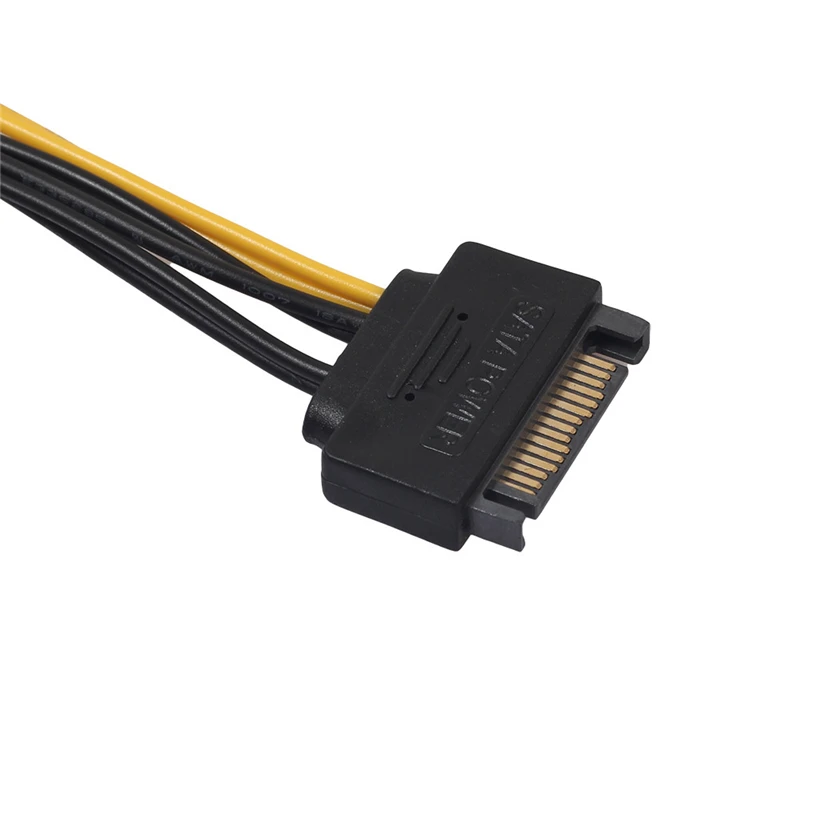 15 см контактный SATA внешний 8 (6 + 2) PCI E внешняя видеокарта кабель адаптера питания