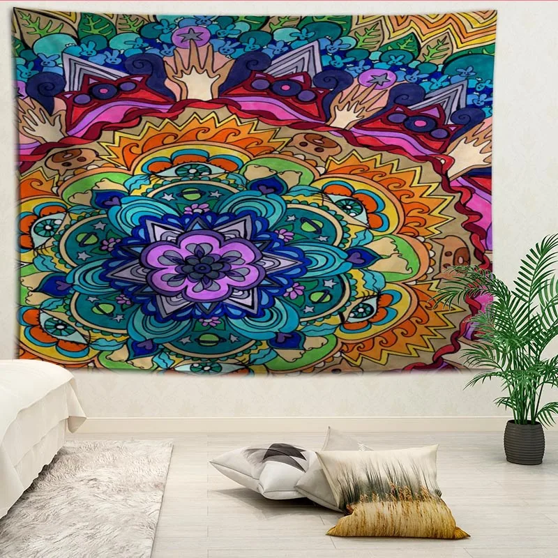 New arrival custom mandala printing tapestry More Size home living room bedroom decorative wall blanket
New arrival custom mandala printing tapestry More Size home living room bedroom decorative wall blanket
