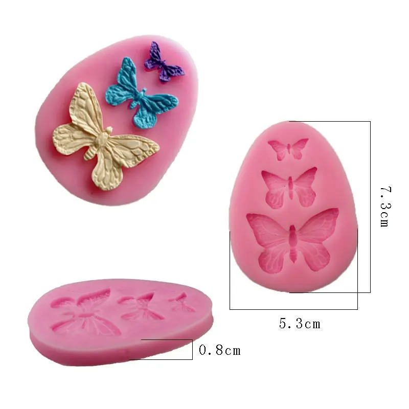 Silicone 3d Butterfly Cake Mode Fondant Decoration Mold Baking Fondant Decorating Tools Party Diy Gift
Silicone 3d Butterfly Cake Mode Fondant Decoration Mold Baking Fondant Decorating Tools Party Diy Gift