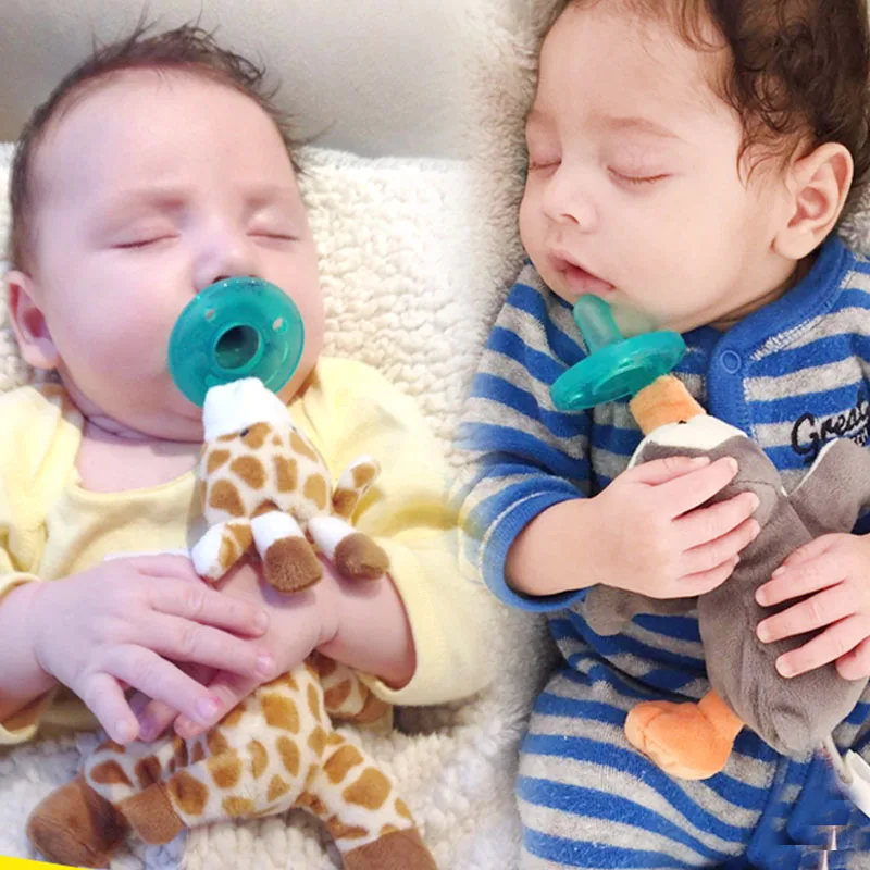 Baby Cartoon Animal Pacifier Infant Cute Plush Nipple Soother Training Toys Kids Soother Nipple Dog Lion Pacifier Clip T0713
Baby Cartoon Animal Pacifier Infant Cute Plush Nipple Soother Training Toys Kids Soother Nipple Dog Lion Pacifier Clip T0713