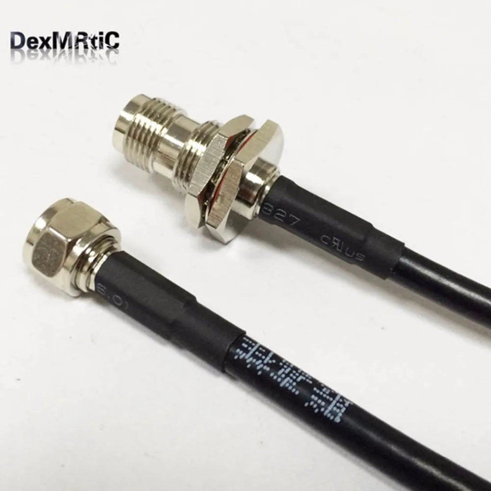 Новый TNC Гнездовой разъем переключатель F Тип штекер Конвертор RG58 50 см 20