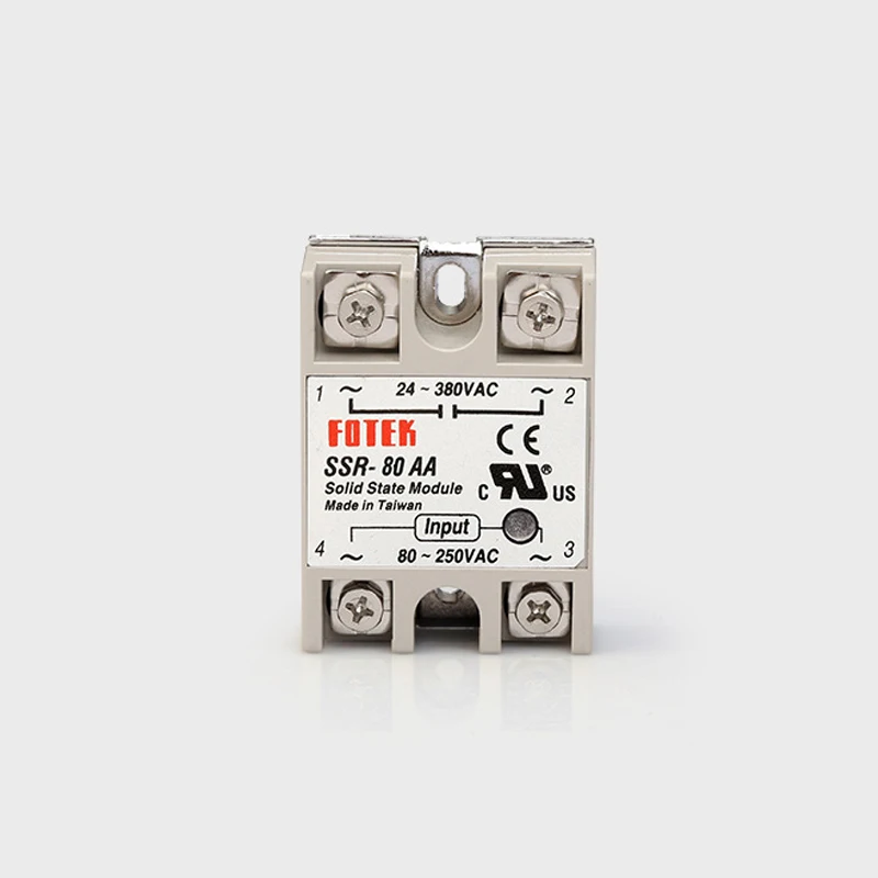 SSR-80AA Input 80-250V AC load Voltage 24-380V AC single phase AC control AC solid state relay SSR 80AA Include Heat Sink
SSR-80AA Input 80-250V AC load Voltage 24-380V AC single phase AC control AC solid state relay SSR 80AA Include Heat Sink