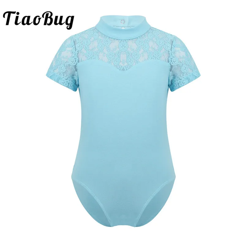 TiaoBug Girls Floral Lace Splice Professional Ballet Leotards Short Sleeve Gymnastics Leotard Bodysuit Kids Stage Dance Costume
TiaoBug Girls Floral Lace Splice Professional Ballet Leotards Short Sleeve Gymnastics Leotard Bodysuit Kids Stage Dance Costume