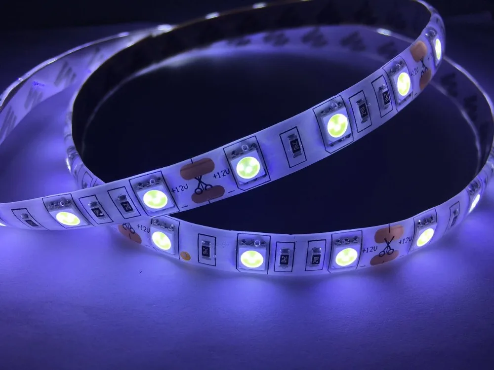 Светодиодные ленты 5050 DC12V 60leds/M 5 м/лот гибкий свет белый ленты|white led strip|5050 stripled strip |