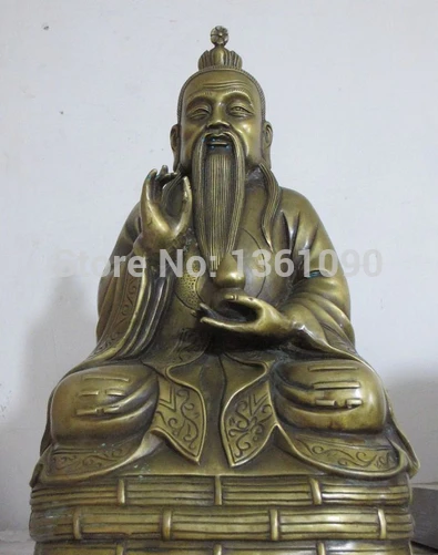 xd 001288 19"Taoism Three Purities Bronze Taoist images Lord Lao Zi - Tai ShangLaoJun Statue
xd 001288 19"Taoism Three Purities Bronze Taoist images Lord Lao Zi - Tai ShangLaoJun Statue