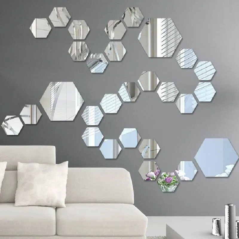 Vinyl Sticker Home 3D Decal DIY Hexagon Decor Wall Removable 1PC/12PCS Mirror Art
Vinyl Sticker Home 3D Decal DIY Hexagon Decor Wall Removable 1PC/12PCS Mirror Art