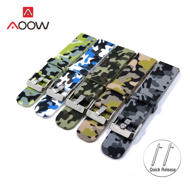 20mm 22mm Camo Printing Silicone Sport Strap for Samsung Galaxy Watch Active 42mm 46mm Gear S2 S3 Bracelet Band for Smart Watch
20mm 22mm Camo Printing Silicone Sport Strap for Samsung Galaxy Watch Active 42mm 46mm Gear S2 S3 Bracelet Band for Smart Watch