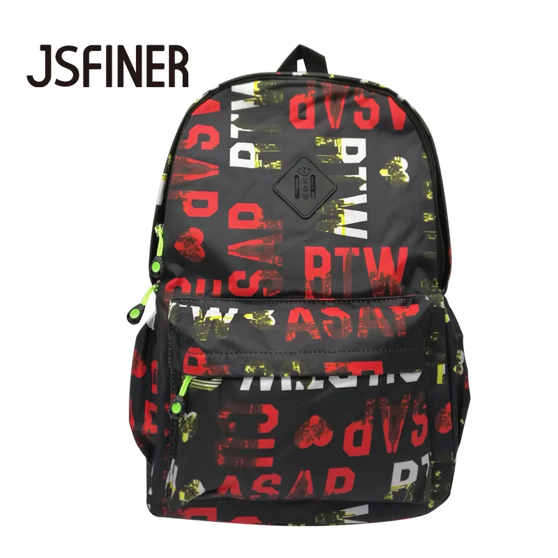Нейлоновый рюкзак JSFINER для мужчин, цветной нейлоновый ранец, школьные сумки, мужские дорожные портфели из полиэстера на подкладке
Нейлоновый рюкзак JSFINER для мужчин, цветной нейлоновый ранец, школьные сумки, мужские дорожные портфели из полиэстера на подкладке