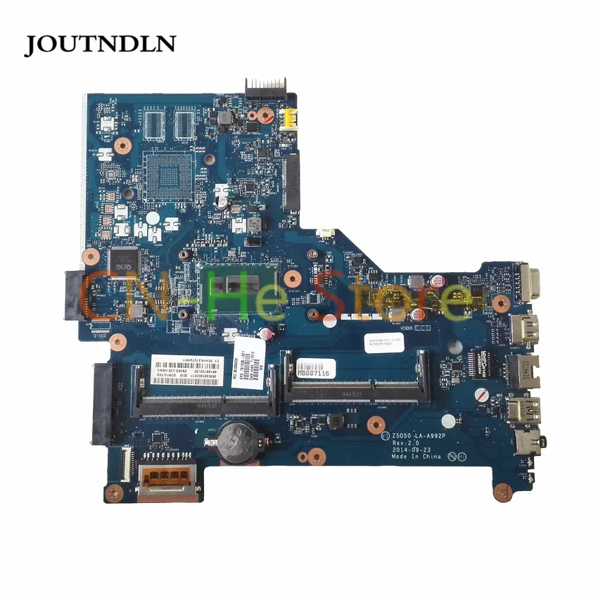 JOUTNDLN FOR HP Pavilion 15-r 15-r150sa 250 G3 Laptop Motherboard i5-4210U 761535-501 LA-A992P DDR3 tested
JOUTNDLN FOR HP Pavilion 15-r 15-r150sa 250 G3 Laptop Motherboard i5-4210U 761535-501 LA-A992P DDR3 tested