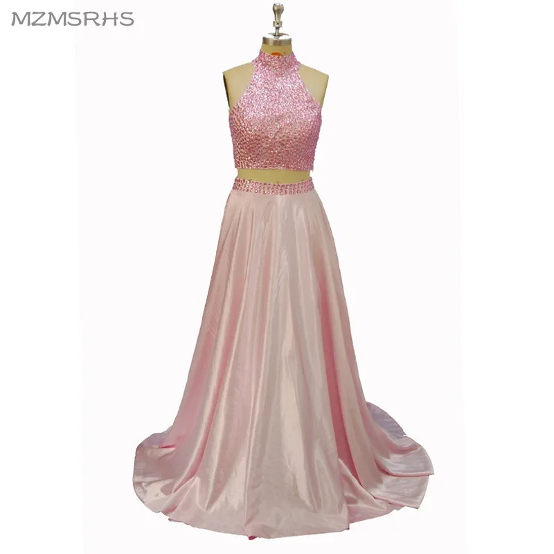 2 Piece Prom Dresses 2017 MZMSRHS Pink New Fashion Vestido De Festa Luxury Crystal Formal Evening Dresses Pageant Dresses
2 Piece Prom Dresses 2017 MZMSRHS Pink New Fashion Vestido De Festa Luxury Crystal Formal Evening Dresses Pageant Dresses