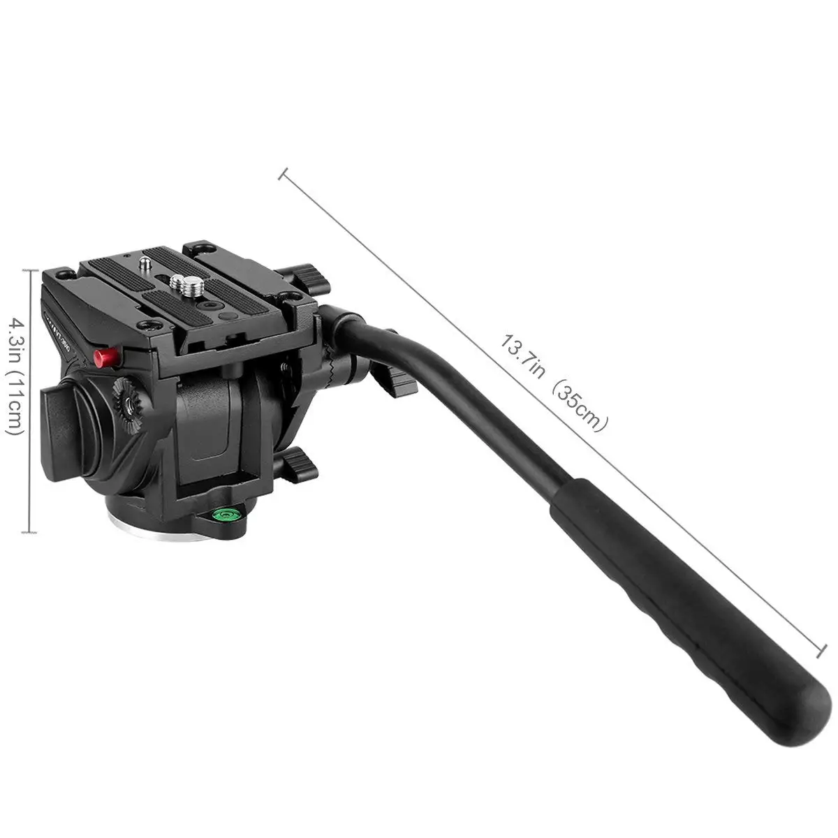 KINGJOY Heavy Duty Video Camera Fluid Drag Head, Fluid Drag Pan Tilt Head for DSLR Camera Video Camcorder Shooting Filming
KINGJOY Heavy Duty Video Camera Fluid Drag Head, Fluid Drag Pan Tilt Head for DSLR Camera Video Camcorder Shooting Filming