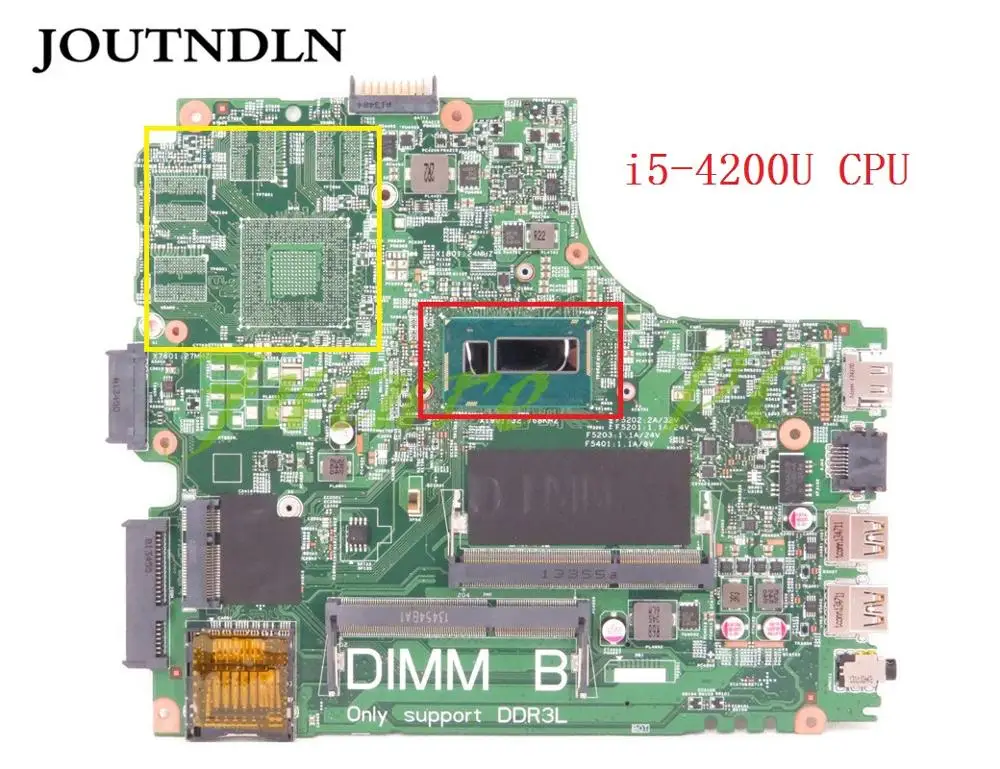 JOUTNDLN для Dell Inspiron 14R 3437 5437 материнская плата ноутбука YGRK4 0ygrk 4 CN-0YGRK4 12307-1 Вт/телефон с