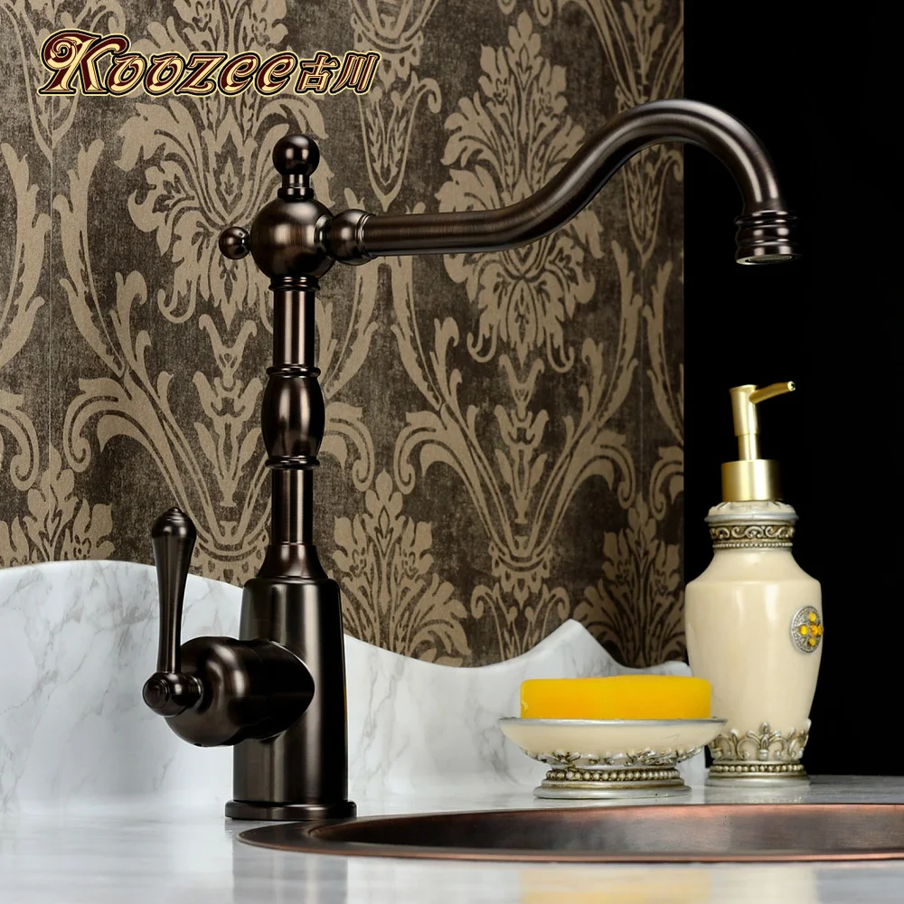 Furukawa European retro antique copper kitchen faucet hot and cold vegetables basin stainless steel sink full of copper faucet
Furukawa European retro antique copper kitchen faucet hot and cold vegetables basin stainless steel sink full of copper faucet