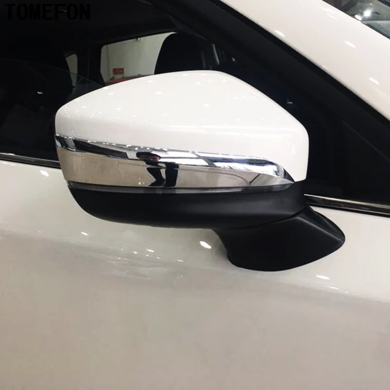 TOMEFON 4pcs ABS Chrome Accessories Exterior Car Rearview Mirror Cover Trim Stripe Car Styling For Mazda CX-5 CX5 2017 2018
TOMEFON 4pcs ABS Chrome Accessories Exterior Car Rearview Mirror Cover Trim Stripe Car Styling For Mazda CX-5 CX5 2017 2018