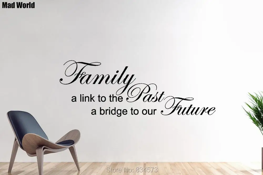 Family a Link to the Past a Bridge to Our Future Wall Art Stickers Wall Decals Home DIY Decoration Removable Decor Wall Stickers
Family a Link to the Past a Bridge to Our Future Wall Art Stickers Wall Decals Home DIY Decoration Removable Decor Wall Stickers