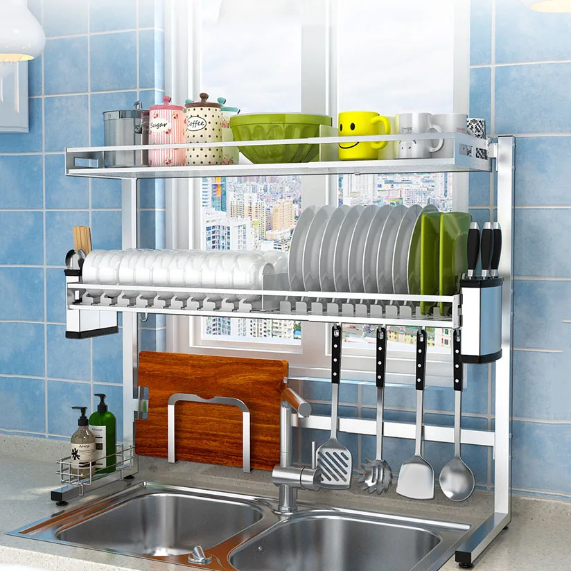 Adjustable 304 Stainless Steel Kitchen Dish Rack Plate Cutlery Cup Sink Drying Rack Dish Drainer Kitchen Organizer Storage
Adjustable 304 Stainless Steel Kitchen Dish Rack Plate Cutlery Cup Sink Drying Rack Dish Drainer Kitchen Organizer Storage