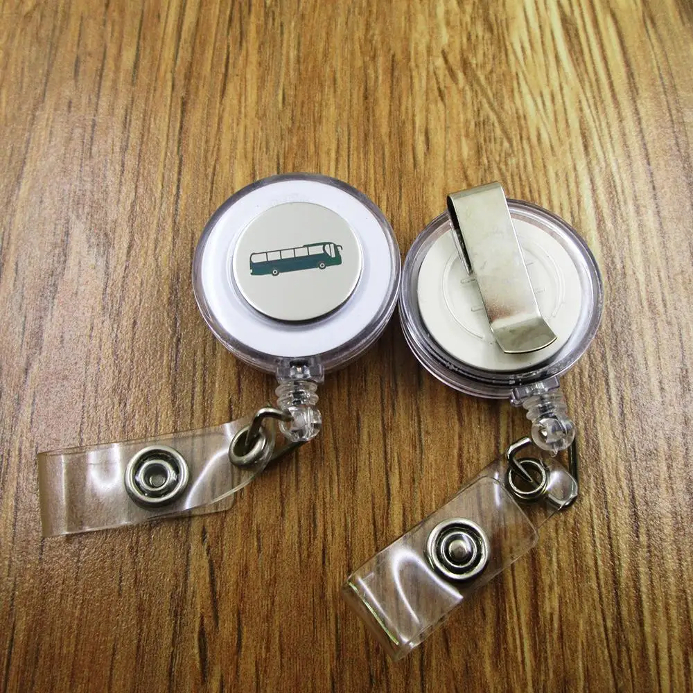 Bus ID Badge Reel for Docter Nurse Teacher Student retractable recoil id badge holder work fun
Bus ID Badge Reel for Docter Nurse Teacher Student retractable recoil id badge holder work fun