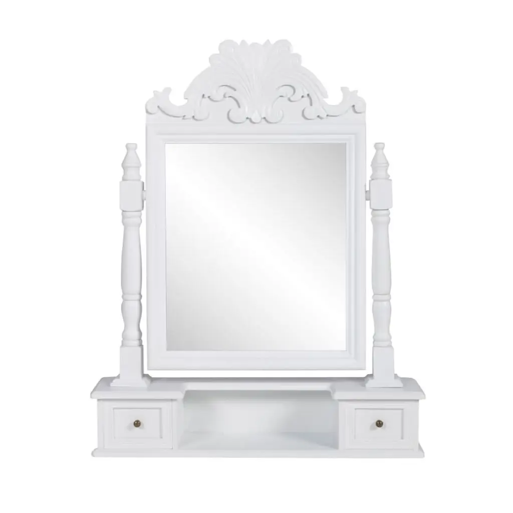 VidaXL тщеславия макияж Таблица с качелями зеркало MDF|vanity makeup tables|makeup vanity tabletable with