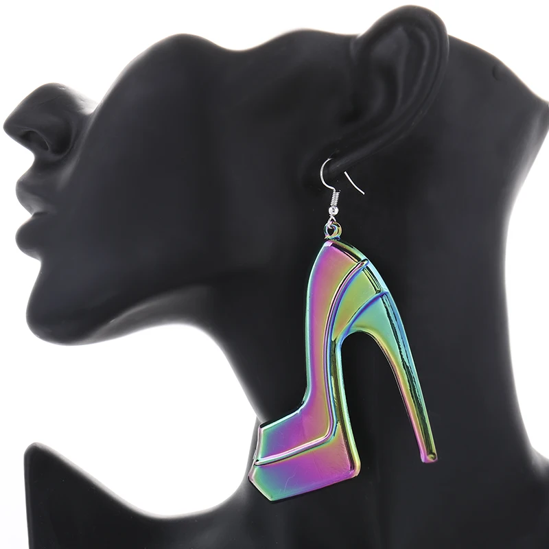LNRNAN 2 pcs Colorful Metal Drop Earring For Women High Heeled Shoes Shape Fashion Accessories Classic Geometric Dangle Earrings
LNRNAN 2 pcs Colorful Metal Drop Earring For Women High Heeled Shoes Shape Fashion Accessories Classic Geometric Dangle Earrings