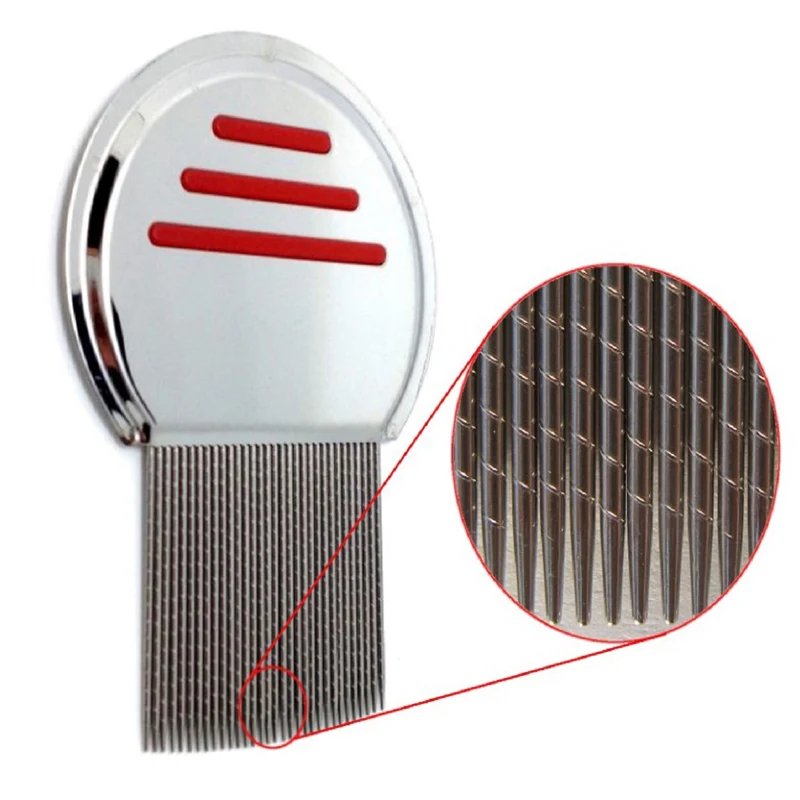 high quality Terminator Lice Comb Nit Free Kids Hair Rid Headlice stainless steel Metal Teeth remove nit brush color red
high quality Terminator Lice Comb Nit Free Kids Hair Rid Headlice stainless steel Metal Teeth remove nit brush color red
