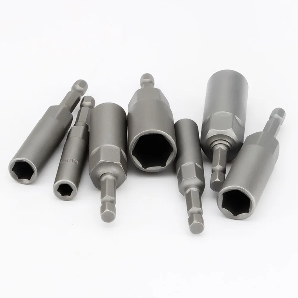 1Pcs 1/4 inch Hex Shank Power Nut Driver Drill Bit Metric Socket Wrench Screw 6-19mm Nut Driver Set Socket Adapter
1Pcs 1/4 inch Hex Shank Power Nut Driver Drill Bit Metric Socket Wrench Screw 6-19mm Nut Driver Set Socket Adapter