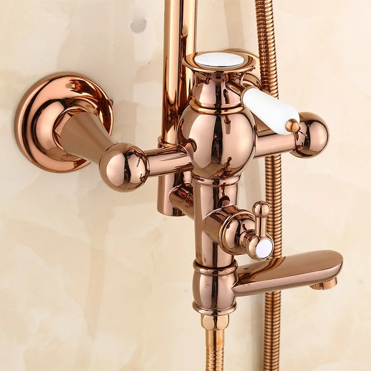 Free shipping,Rose Gold bathroom rainfall shower faucet set with 8" shower head bathtub mixer for hot and cold water
Free shipping,Rose Gold bathroom rainfall shower faucet set with 8" shower head bathtub mixer for hot and cold water