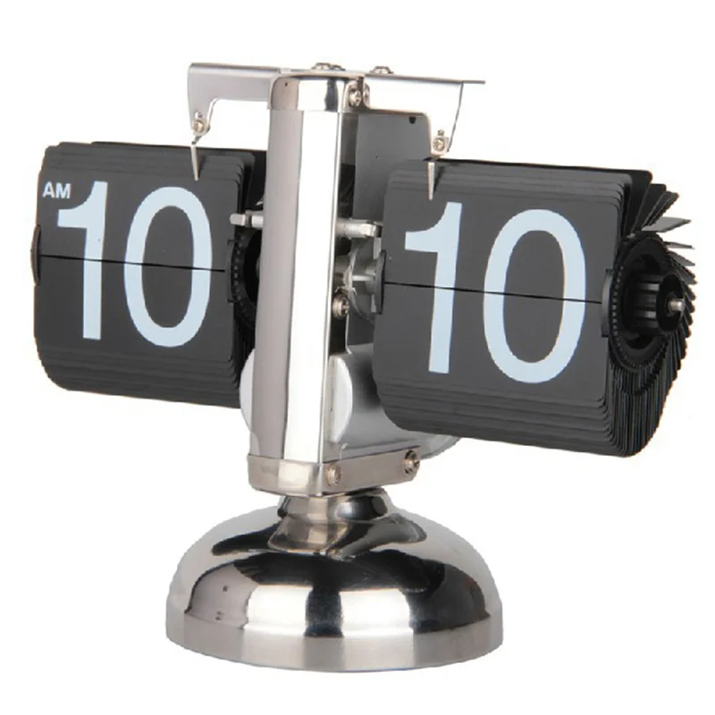 Hot Auto Digital Quartz Flip Page Turning Small Scale Table Clock Desk Mechanism Calendar For Home Decoration Black White
Hot Auto Digital Quartz Flip Page Turning Small Scale Table Clock Desk Mechanism Calendar For Home Decoration Black White
