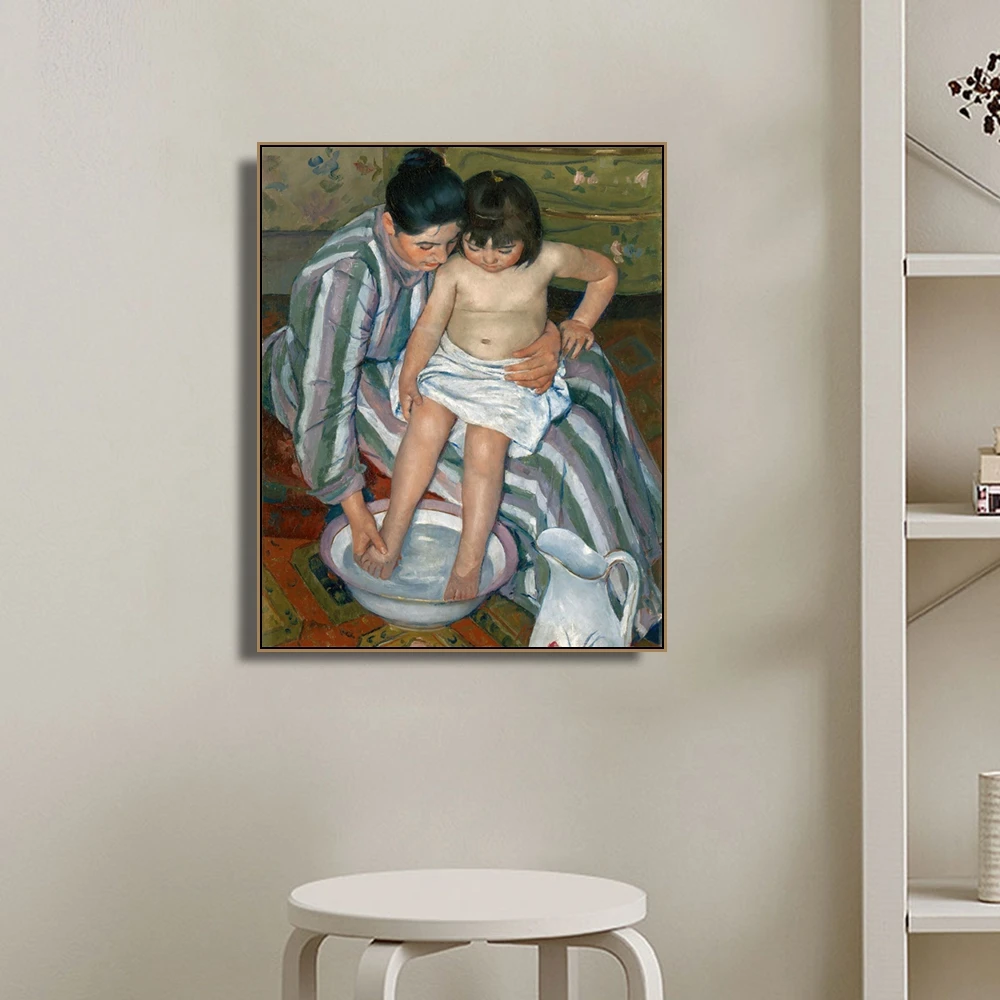 《Bathing》by Mary Cassatt Painting Wall Art Canvas Painting Poster and Print Vintage Picture Living Room Decoration Home Decor
《Bathing》by Mary Cassatt Painting Wall Art Canvas Painting Poster and Print Vintage Picture Living Room Decoration Home Decor