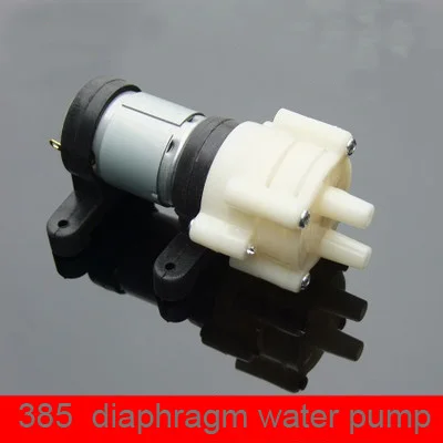 DC6V/12 V микро водяной насос поток 1.5-2L/мин само-подкачивающий мембранный Бесплатная