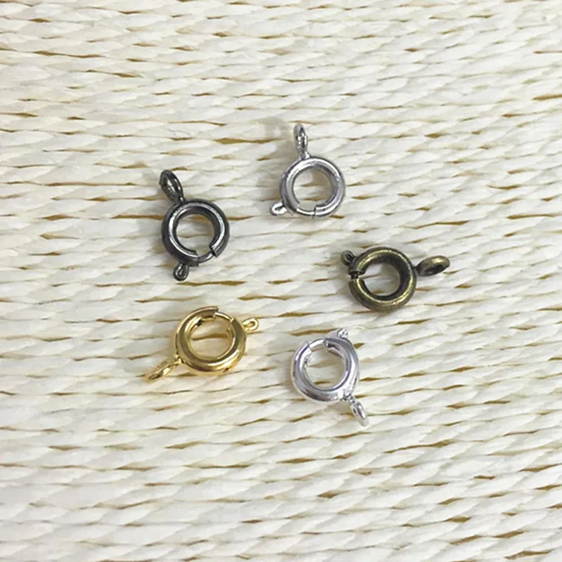6*9MM 40Pcs/pack Round Shape Snap Hooks Jewellery Necklace Bracelet Clasps Jewelry Findings & Accessories
6*9MM 40Pcs/pack Round Shape Snap Hooks Jewellery Necklace Bracelet Clasps Jewelry Findings & Accessories