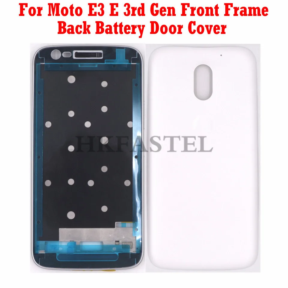 HKFASTEL Новый чехол для камеры Moto E 3 го поколения Motorola E3 передняя рамка ЖК Дисплей