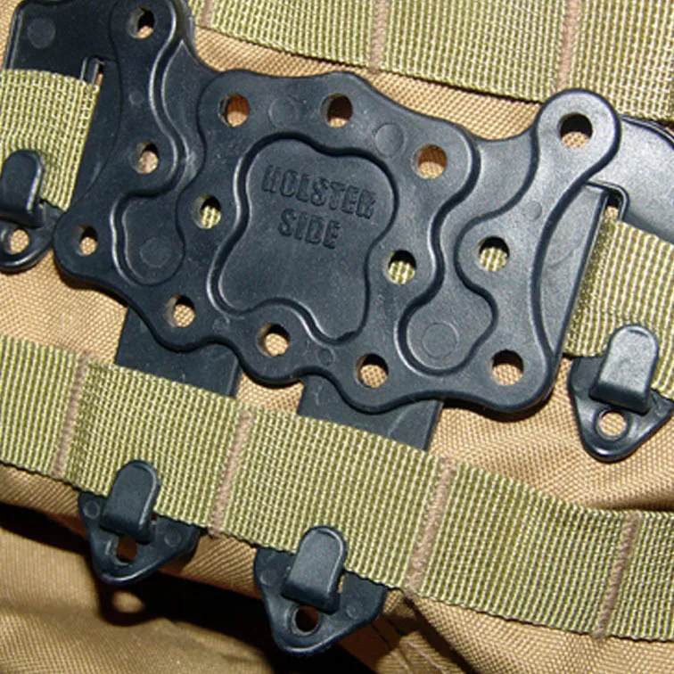 Airsoft CQC STRIKE Molle Holster Adapter Sepra Platform to Panel Badges Tactical Vest M9 Glock 17 Right Left Holster Accessory
Airsoft CQC STRIKE Molle Holster Adapter Sepra Platform to Panel Badges Tactical Vest M9 Glock 17 Right Left Holster Accessory