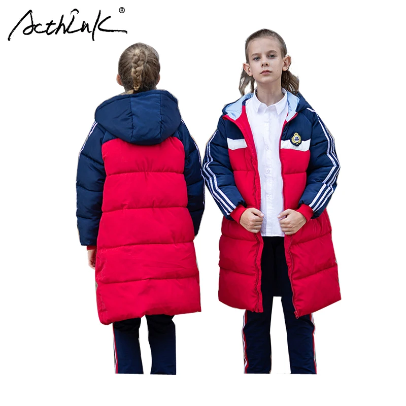 ActhInK 2019 High Quality Student Winter Thermal Coat Girls Winter Long Parka Preppy Style Kids Winter Long Cotton-Padded Coat
ActhInK 2019 High Quality Student Winter Thermal Coat Girls Winter Long Parka Preppy Style Kids Winter Long Cotton-Padded Coat